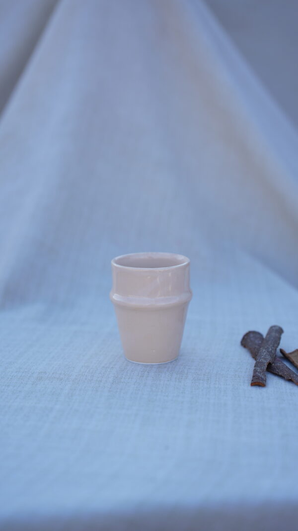 Handmade Ceramic Rose Cups Minimalist and Elegant - Image 4