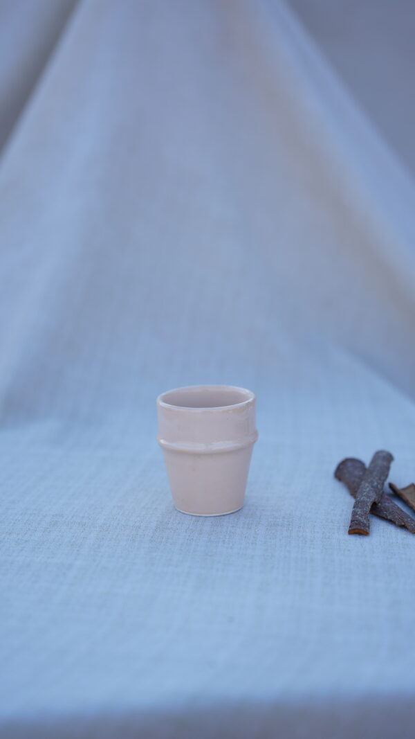 Handmade Ceramic Rose Cups Minimalist and Elegant - Image 5