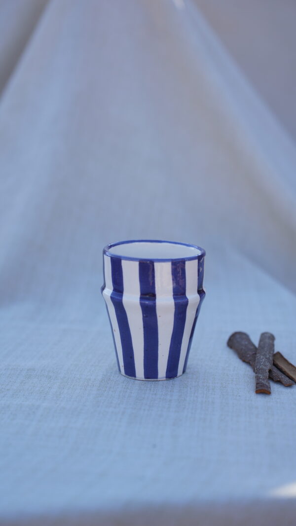 Handmade Ceramic Striped Cups: Pop of Color for Every Sip - Image 2
