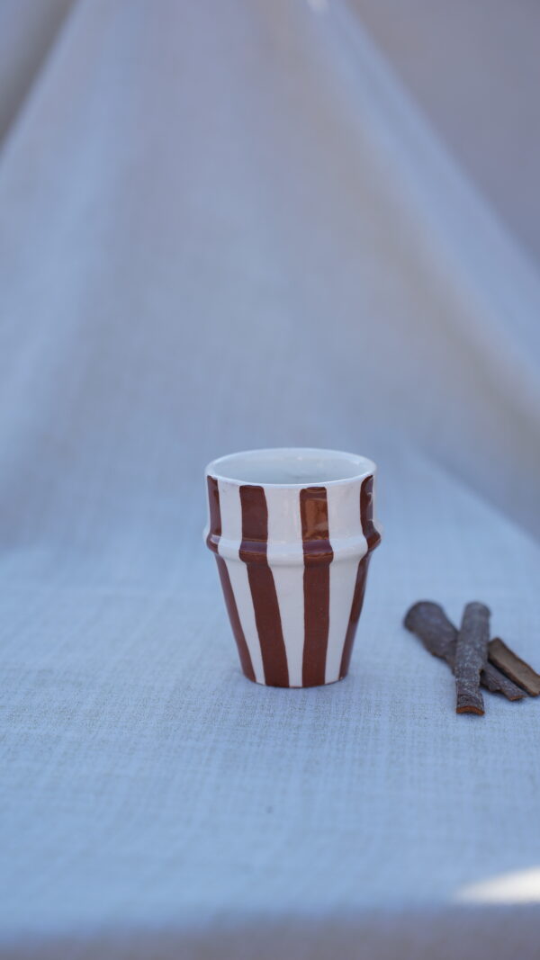 Handmade Ceramic Striped Cups: Pop of Color for Every Sip - Image 4