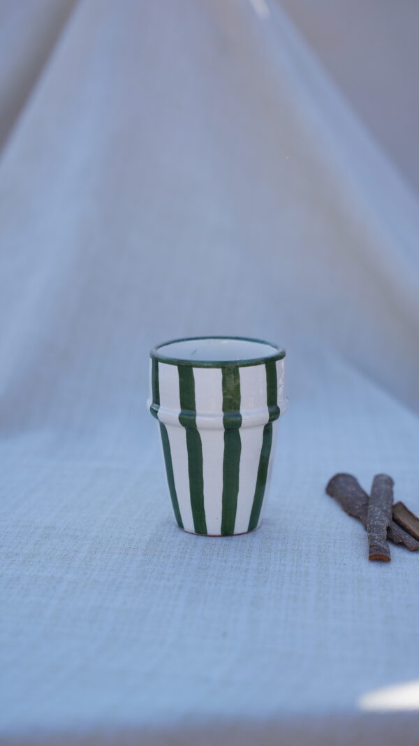 Handmade Ceramic Striped Cups: Pop of Color for Every Sip - Image 5