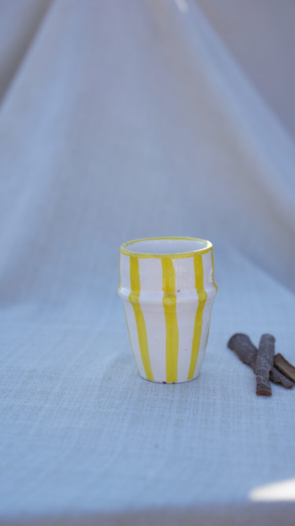 Handmade Ceramic Striped Cups: Pop of Color for Every Sip - Image 6
