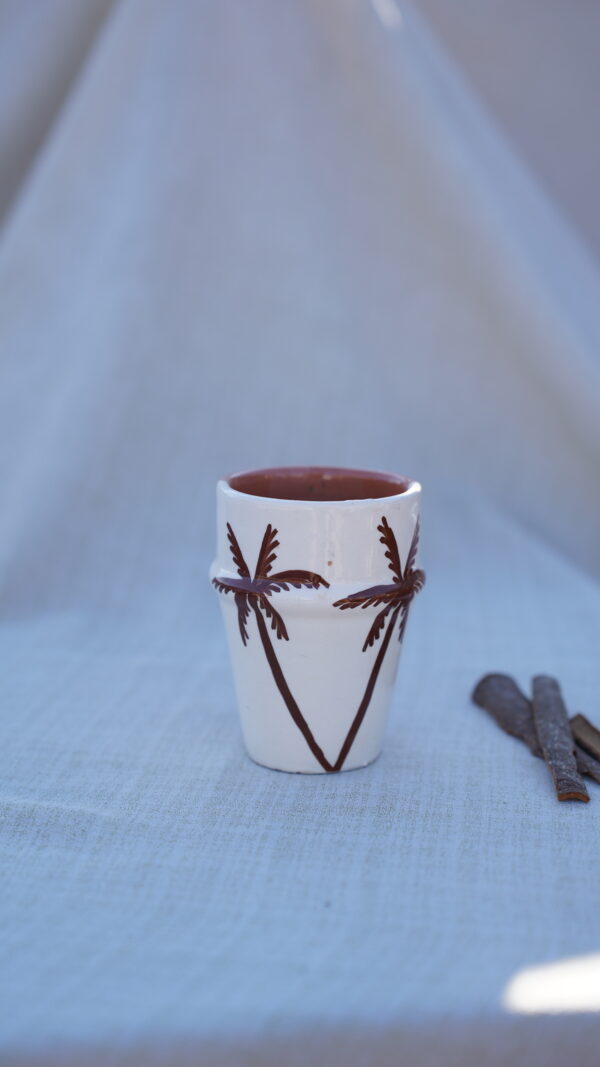 Handmade Ceramic Marrakech Drawing Cups - Image 2