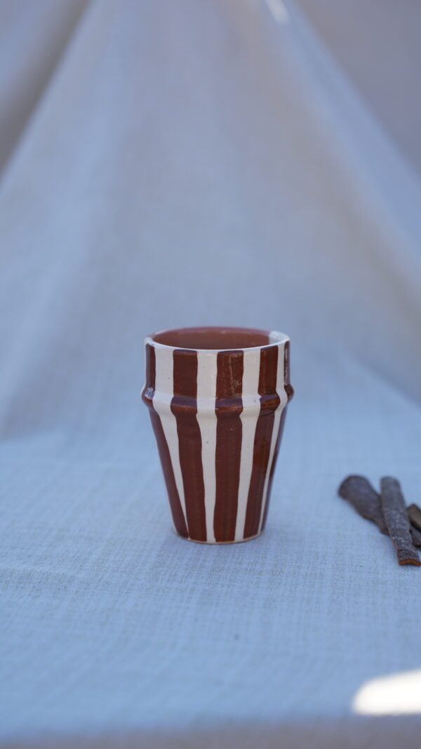 Handmade Ceramic Marrakech Drawing Cups - Image 4