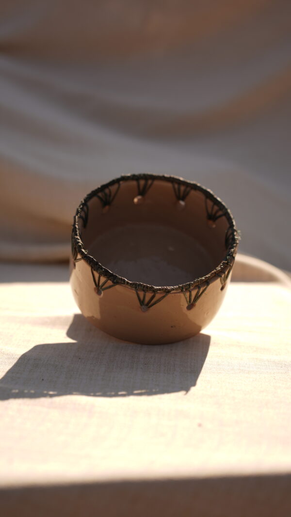 Handmade Marrakech Bowls Brown Ceramic Decorative. - Image 2